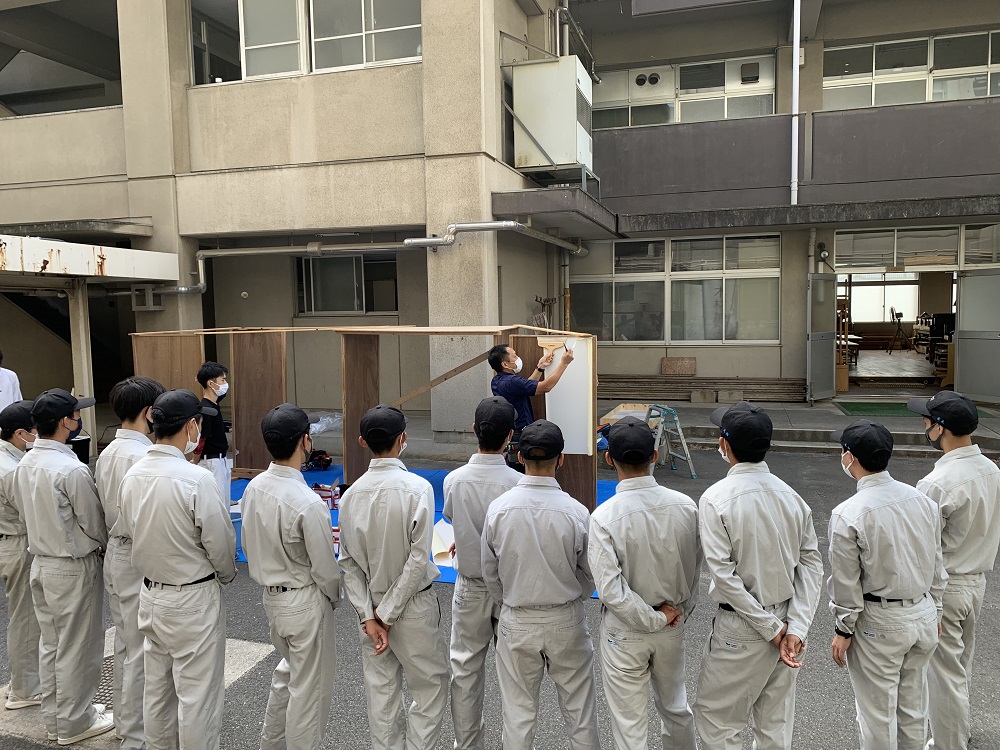 広島県立福山工業高等学校　出張授業